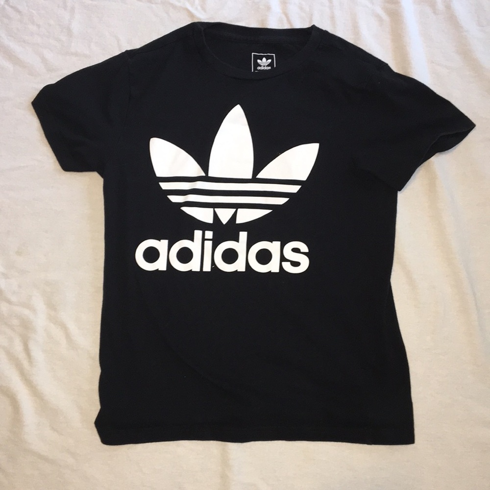 Girls size 11-12 black adidas shirt